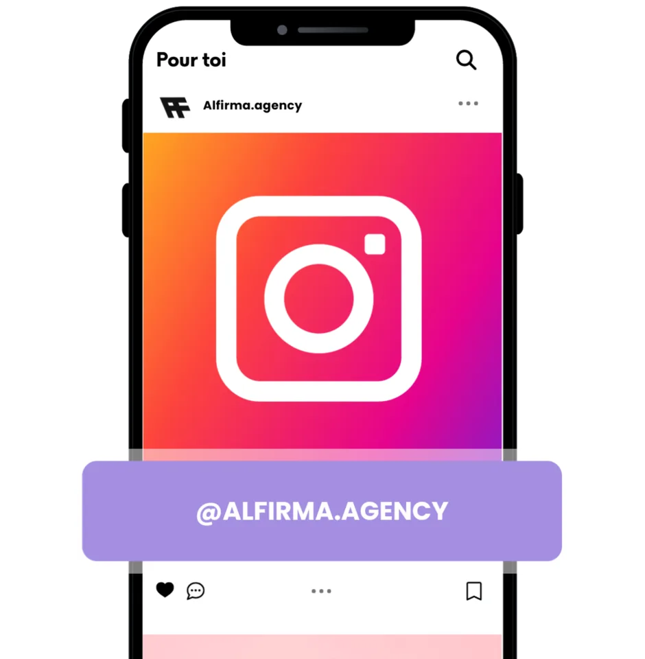 Aperçu d'une publication Instagram conçue par Al Firma