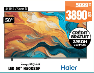 Téléviseur LED 50" H50K85F