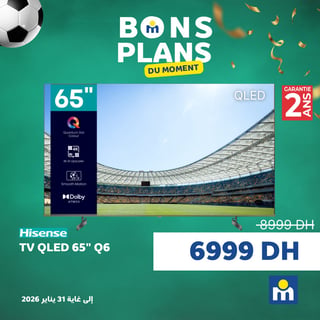 Hisense TV QLED 65" Q6