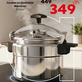 Cocotte en aluminium Marmicoc 8 litres