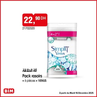 Pack rasoirs VENUS