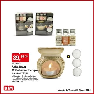 Coffret aromathérapie en céramique