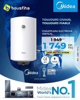 CHAUFFE-EAU ELECTRIQUE VERTICAL