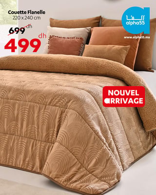 Couette Flanelle 220 x 240 cm