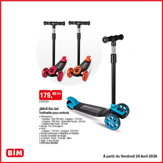 Trottinette Enfants Lumineuse Piccolo Mondi