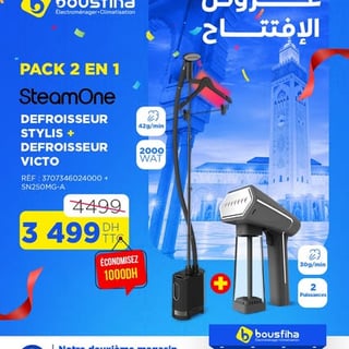 SteamOne Pack 2 en 1