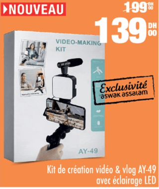 Kit de création vidéo & vlog AY-49