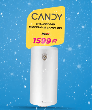 CHAUFFE EAU ELECTRIQUE CANDY 80L