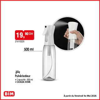 Pulvérisateur 500ml CASILDA HOME