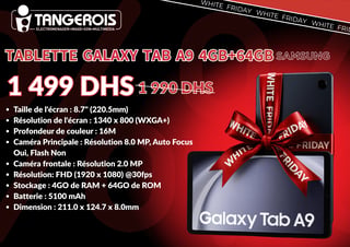 Tablette Galaxy Tab A9 4GB+64GB Samsung