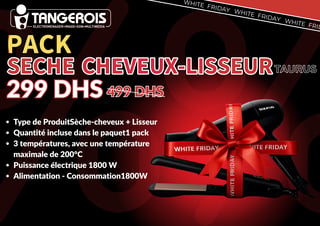 Pack Séche-cheveux + Lisseur Taurus