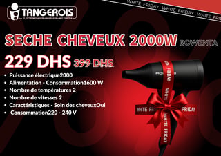 SECHE CHEVEUX 2000W ROWENTA