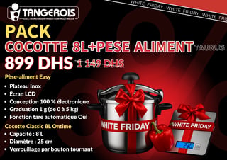 Pack Cocotte 8L+Pese Aliment Taurus