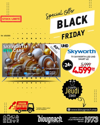 TV SKYWORTH LED UHD SMART 60